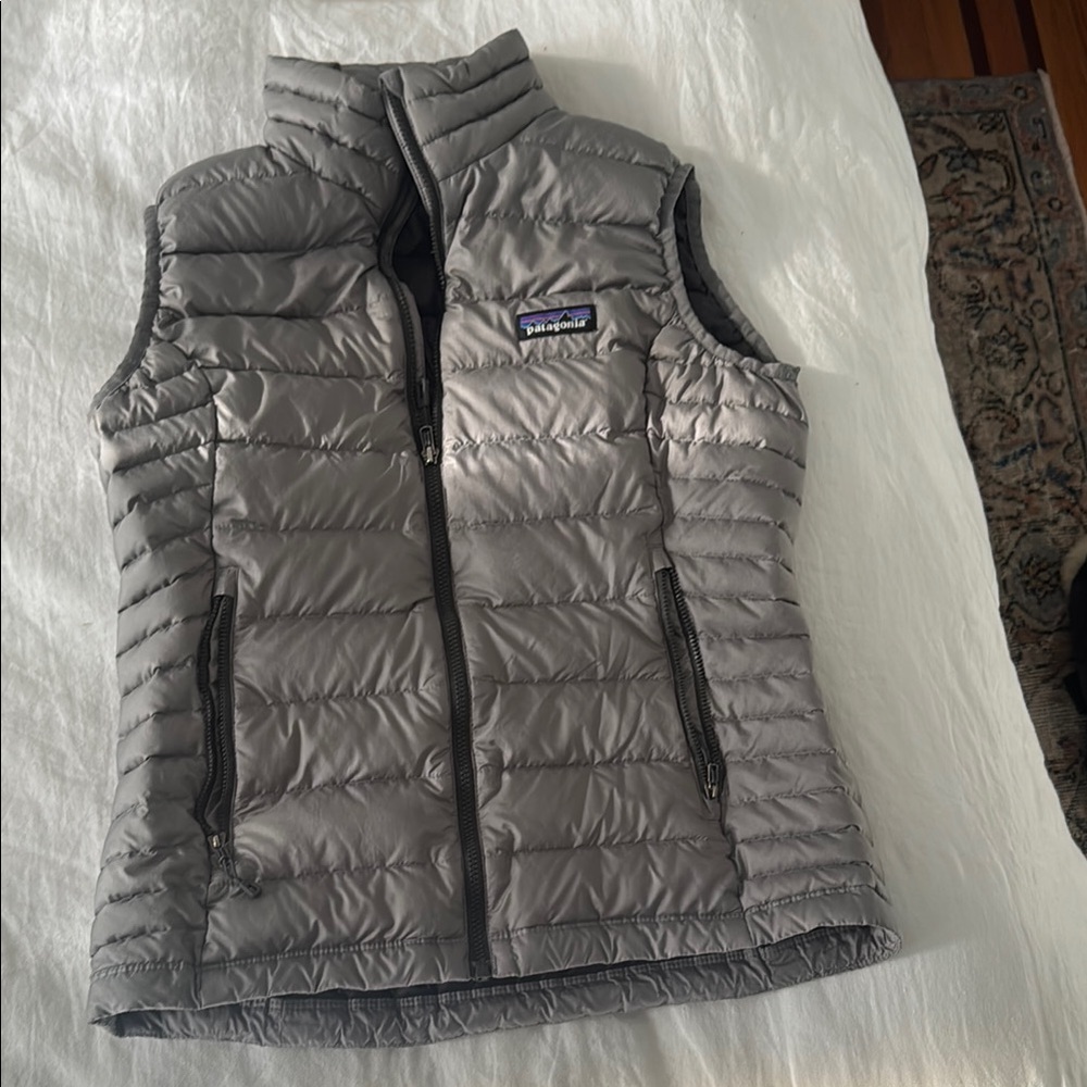 Patagonia Silver Quilted Vest